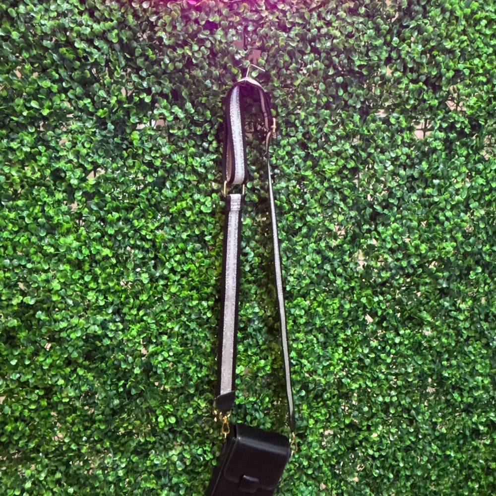 Black Crossbody Bag with Adjustable Strap